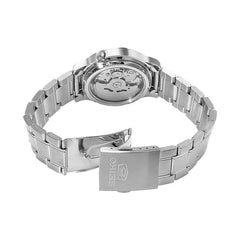 Seiko SNK789K1 Automatic Men’s Watch – White Dial, Stainless Steel, Day-Date