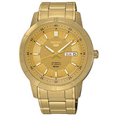 Seiko SNKN62K1 Gold Automatic Men's Watch – Champagne Dial with Day-Date