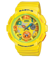 Casio Baby-G G-Shock BGA-190-9BDR Yellow Analog-Digital Women’s Watch