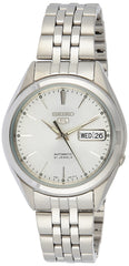 Seiko SNKL15K1 Automatic Men’s Watch – Stainless Steel, Silver Dial, Day-Date Display