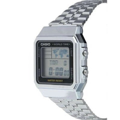 CASIO A500WA-1DF Vintage Digital Watch with Stainless Steel Band – Retro Style, Water Resistant