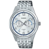 CASIO E340D-7A Men's Stainless Steel Analog Watch with Date Display