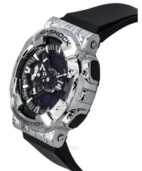 Casio G-SHOCK GM-110GC-1A Analog-Digital Watch – Black & Gold Metal Bezel