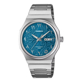 CASIO MTP-E735AR-2A3VDF MEN'S ANALOG WATCH – TURQUOISE BLUE ARABIC DIAL