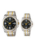 Casio MTP/LTP-131SG-1AVDF Couple Watches – Two-Tone Gold & Silver Stainless Steel Set