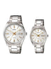 Casio MTP/LTP-1302D-7A2 Couple Watches – Silver Dial with Silver Stainless Steel Band