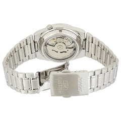 Seiko 5 Automatic Black Dial Stainless Steel Men's Watch SNK063J5