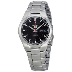 Seiko SNK617K1 Automatic Military Style Men’s Watch – Black Dial, Stainless Steel, Day-Date