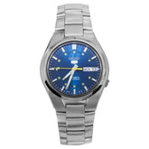 Seiko SNK615K1 Automatic Men’s Watch – Blue Dial Military Style, Stainless Steel, Day-Date