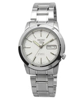 Seiko 5 Men White Dial Stainless Steel Automatic Watch - SNKE49K1