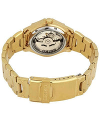 Seiko SNZ450J1 Automatic Watch – Gold Tone Stainless Steel, 21 Jewels, Day-Date