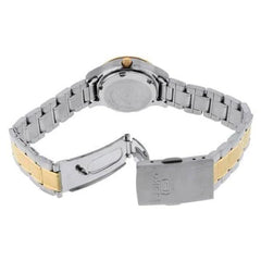 Seiko SYMD90K1 Gold Women's Automatic Watch – Champagne Dial with Day-Date