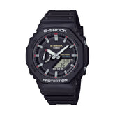 Casio G-SHOCK GA-2100RL-1ADR – Black & Red Layered Carbon Core Guard Analog-Digital Watch