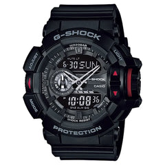 Casio G-Shock GA-400-1BHDR Black Sports Analog-Digital Watch – Rotary Switch, Shock Resistant, 200M Water Resistant