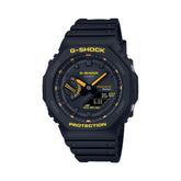 Casio G-SHOCK GA-B2100CY-1ADR “CasiOak” Analog-Digital Watch with Bluetooth & Tough Solar – Yellow Accents