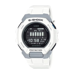 Casio G-SHOCK GBD-300-7DR Men’s Digital Sports Watch with Bluetooth & Step Tracker (White)