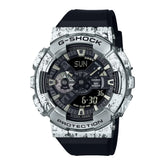 Casio G-SHOCK GM-110GC-1A Analog-Digital Watch – Black & Gold Metal Bezel