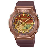 Casio G-SHOCK GM-2100CL-5ADR Analog-Digital Watch – Red Metal Bezel