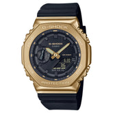 Casio G-SHOCK GM-2100G-1A9DR Analog-Digital Watch – Black & Gold Metal Bezel