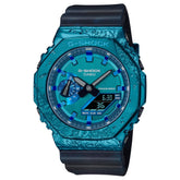 Casio G-SHOCK GM-2140GEM-2ADR Analog-Digital Watch – Blue & Gold Metal Bezel