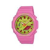 Casio G-SHOCK GMA-S2100BS-4ADR | Matte Black & Red Digital-Analog Watch