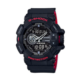 Casio G-Shock GA-400HR-1AHDR Black & Red Analog-Digital Watch – Rotary Switch, Shock Resistant, 200M Water Resistant