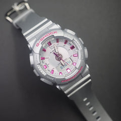 Casio G-SHOCK GMA-S130NP-8ADR | Rugged Grey & Red Digital Watch