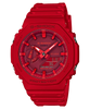 Casio G-SHOCK GA-2100-4ADR – Carbon Core Guard Analog-Digital Watch (Vibrant Red Edition)