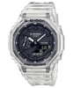 Casio G-SHOCK GA-2100SKE-7ADR – Transparent Skeleton Series Carbon Core Guard Watch