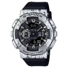 Casio G-SHOCK GM-110-1A Analog-Digital Watch – Black Resin & Metal Bezel
