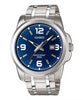 Casio Couple Watch Set MTP/LTP-1314D-2AVDF – Silver Stainless Steel, Blue Dial