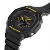 Casio G-SHOCK GA-B2100CY-1ADR “CasiOak” Analog-Digital Watch with Bluetooth & Tough Solar – Yellow Accents