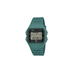 CASIO F-B100W-3ADF MEN'S DIGITAL WATCH – GREEN, BLUETOOTH & STEP TRACKER