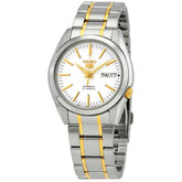 Seiko SNKL47J1 Men’s Automatic Watch – White Dial, Stainless Steel Strap, Japan Made
