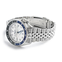 Seiko SSK033K1 GMT Automatic Watch – Stainless Steel, Dual Time