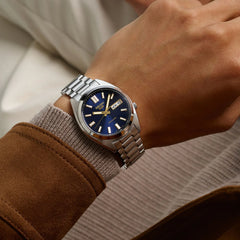 Seiko 5 Sports SRPL55K1 Automatic GMT Blue Dial Stainless Steel Watch