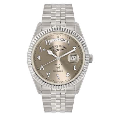 West End Watch Co. Men's The Classics Automatic Watch 41mm - Grey Arabic Dial