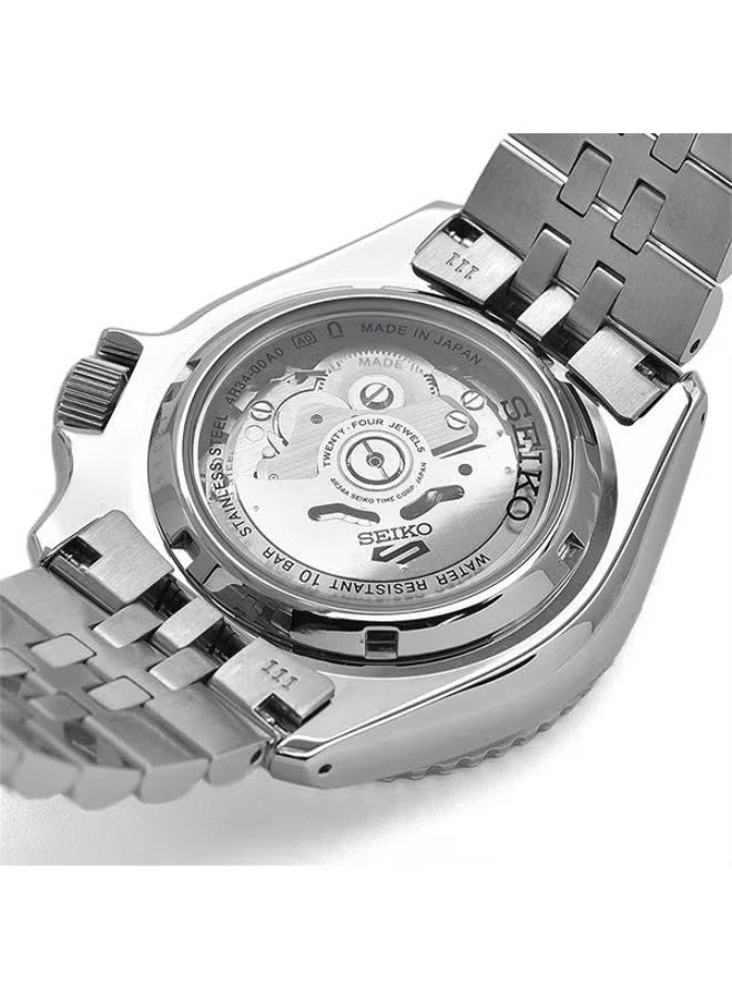 Seiko SSK003J1 Made in Japan GMT Automatic Men’s Watch – Blue Dial, Stainless Steel, 24-Hour Bezel