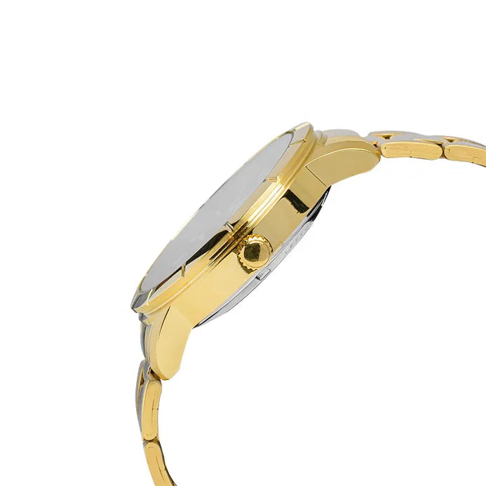 Seiko SNKN62K1 Gold Automatic Men's Watch – Champagne Dial with Day-Date