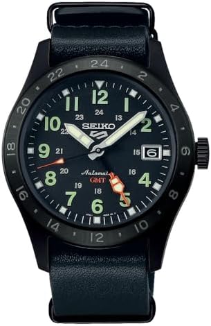 Seiko 5 Sports Field “Deception” SSK025K1 Mechanical GMT Watch – Black Dial