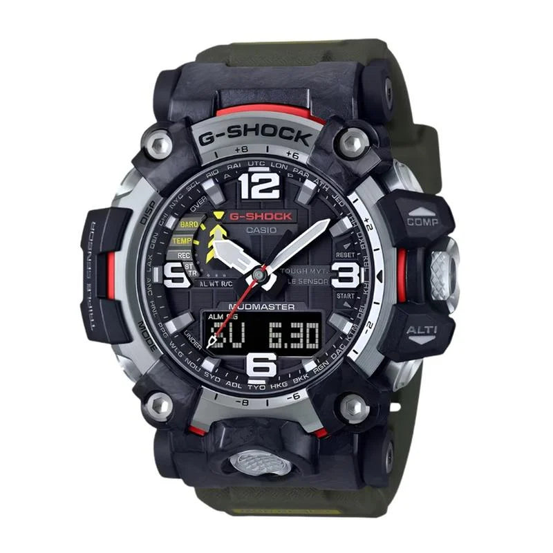 Casio G-Shock Master of G Mudmaster GWG-2000-1A3 Men's Tough Solar Triple Sensor Radio-Controlled Watch