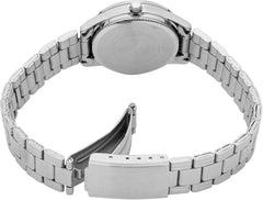 Casio MTP/LTP-V005D-7B Couple Watches – Stainless Steel White Dial Matching Set