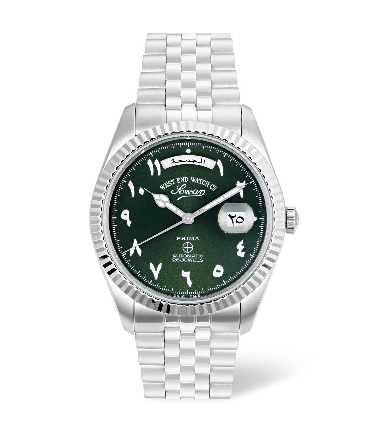 Men The Classics 41mm Green Hindi Dial
