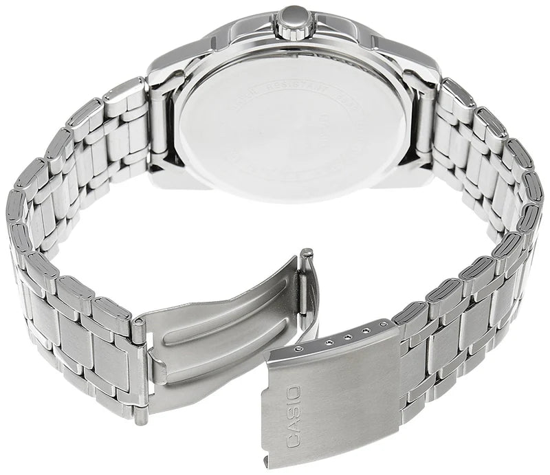 Casio Couple Watch Set MTP/LTP-1314D-2AVDF – Silver Stainless Steel, Blue Dial