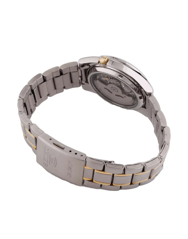 Seiko SNKL47J1 Men’s Automatic Watch – White Dial, Stainless Steel Strap, Japan Made
