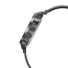CASIO A168WEMB-1BDF Classic Digital Watch with Black Dial and Stainless Steel Band