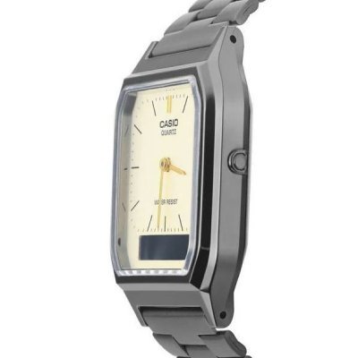 CASIO AQ-230GG-9ADF Analog-Digital Watch with Gray Resin Band | Stylish and Durable