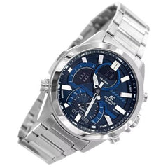 CASIO ECB-30D-2A Edifice Stainless Steel Bluetooth Chronograph Watch for Men