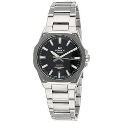 CASIO EFR-S108D-1AV Men’s Stainless Steel Watch with Black Dial & Chronograph - Elegant & Durable
