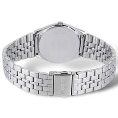CASIO MTP-B145D-4A2VDF Men's Analog Watch - Red Dial, Stainless Steel Bracelet
